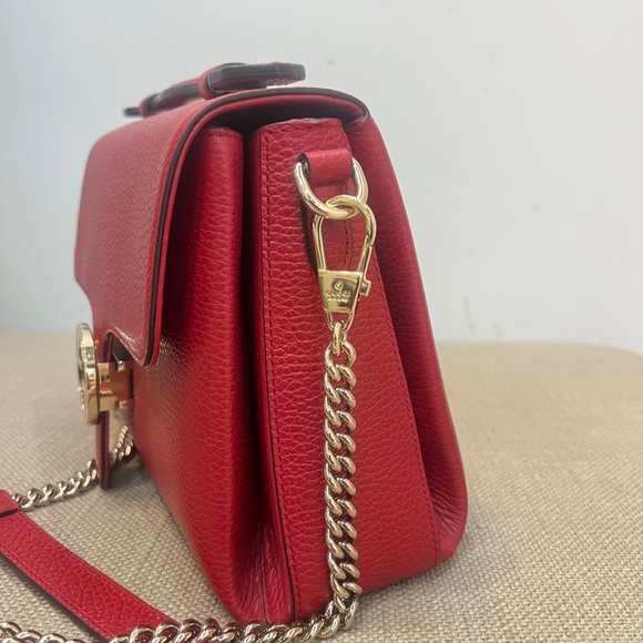 Gucci Dollar Calfskin Interlocking G Top Handle Shoulder Bag - Picture 5 of 11